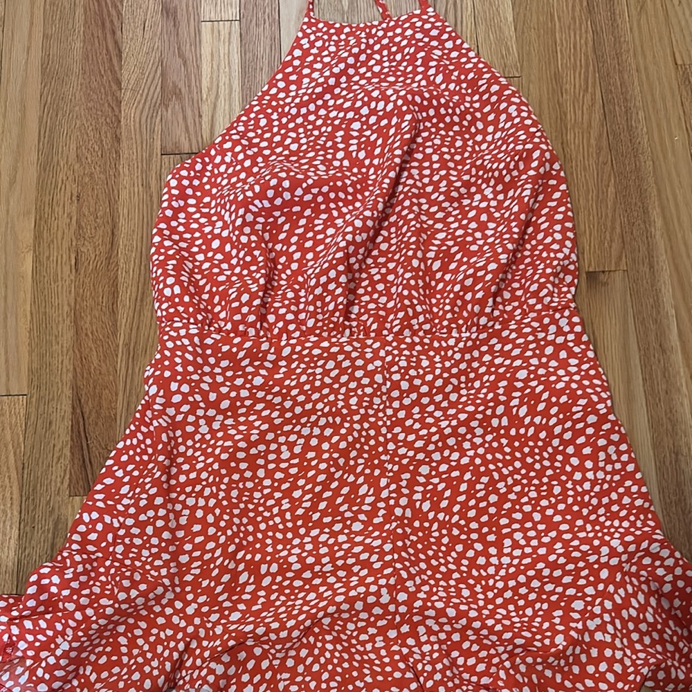 Romper with open back!